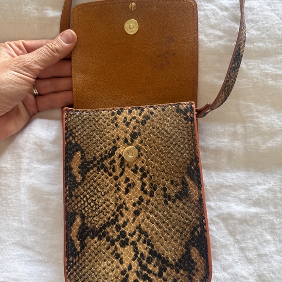 Nordstrom Snake Python Crossbody Bag - Picture 3 of 7